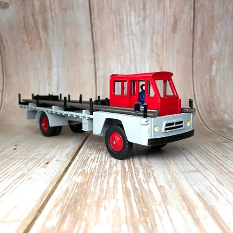 1:43 Scale Dinky Camion Saviem Porte-Fer Alloy Steel Transporter