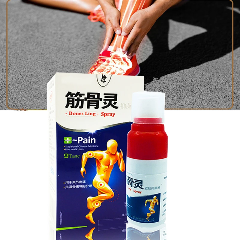 

Pain Relief Spray Treatment For Rheumatic Arthralgia,Muscle Pain,Stasis,Shoulder,Neck Lumbar Injure Self-Heating Medical Plaster