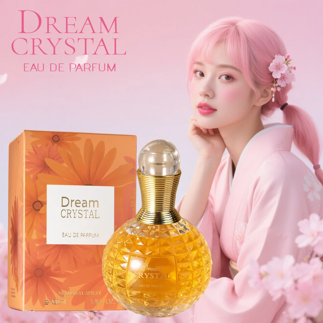 عطر للنساء، بخاخ 3.4 أونصة، برائحة الألوة المختلطة بالفواكه، تدوم طويلاً، عطور دي موخير، عطر نسائي، عطر