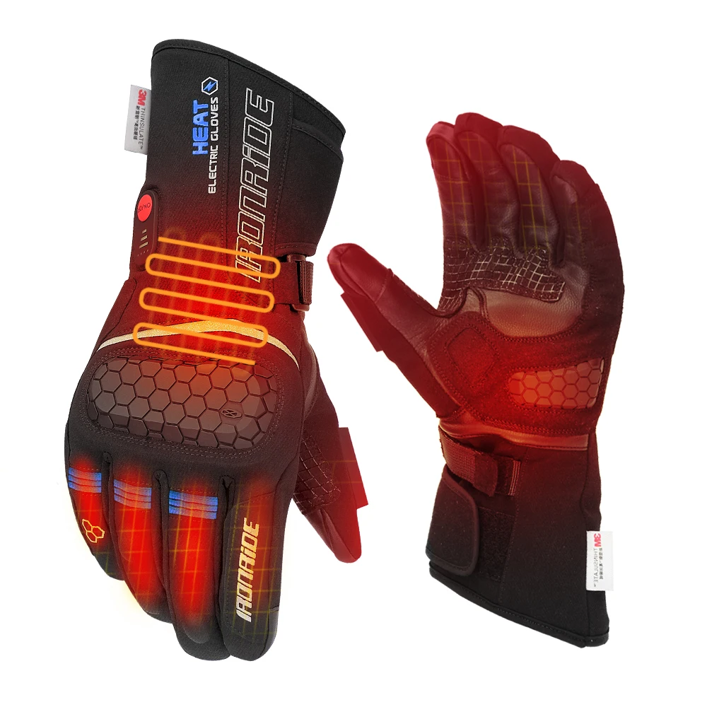 Winter Heated Gloves Cotton Heating Hand Warmer Electric Thermal Gloves Ski Outdoor Sports Electric Heating Gloves