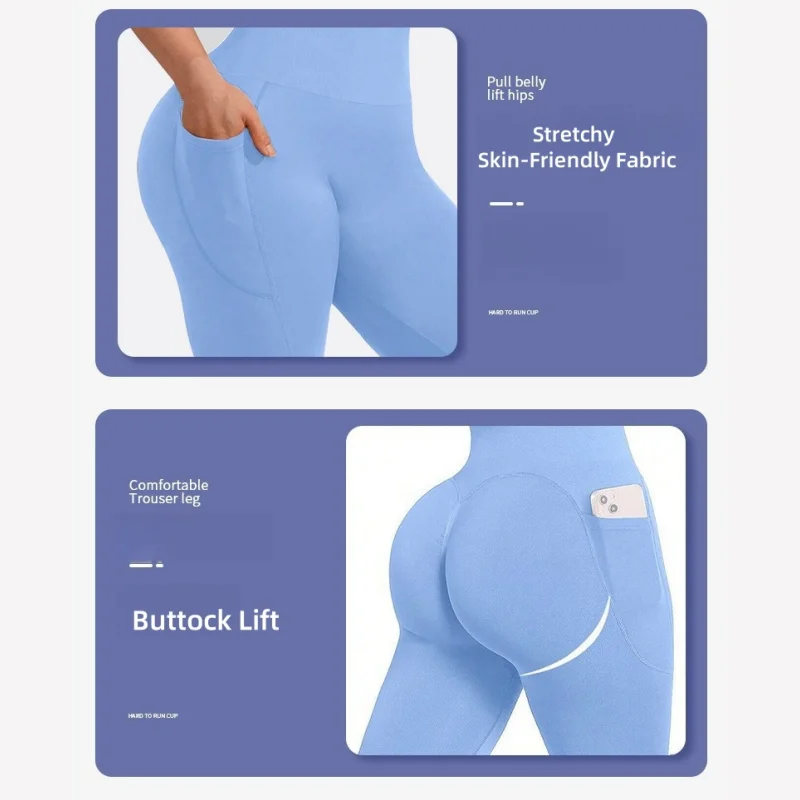 Leggings sexy com bolsos para mulheres, cintura alta, nádega push up, apertado, ginásio, esporte, fitness, treino, calça de ioga, elevador de bunda