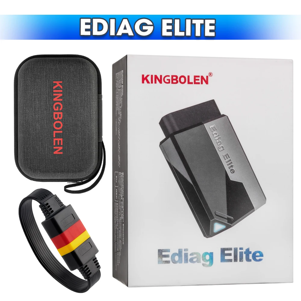 Image of KINGBOLEN Ediag Elite Auto OBD2 Scanner Lebenslanges kostenloses Update Auto-Diagnosewerkzeuge Alle Systeme 15 Reset-Funktionen Bidirektionale Steuerung Tester PK Ediag Link