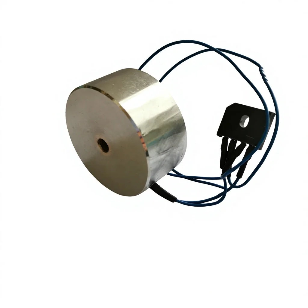 Diameter 80mm GD Brand Industrial Electrical Magnet 110v 220v AC Holding Force 100kg Solenoid Lifting Electromagnet Model P8038