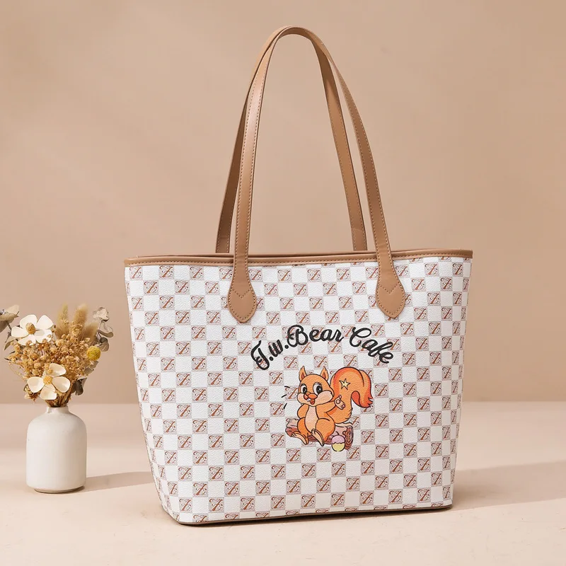 

Новая высококачественная женская большая сумка 2025 года — стильная сумка-мессенджер в стиле ретро, универсальная для поездок на работу