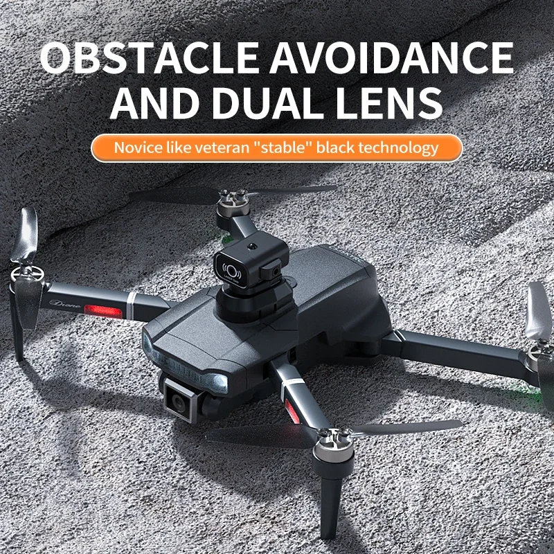 S179 RC Drone Brushless Obstacle Avoidance Drone 4K HD Camera RC Quadrocopter with Light Optical Flow Foldable Helicopters Gifts