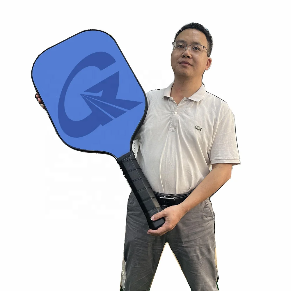Lansda Extra Large Advertising Display Products Glassfiber Carbon Fiber Titanium Racket Big Pickleball Paddle