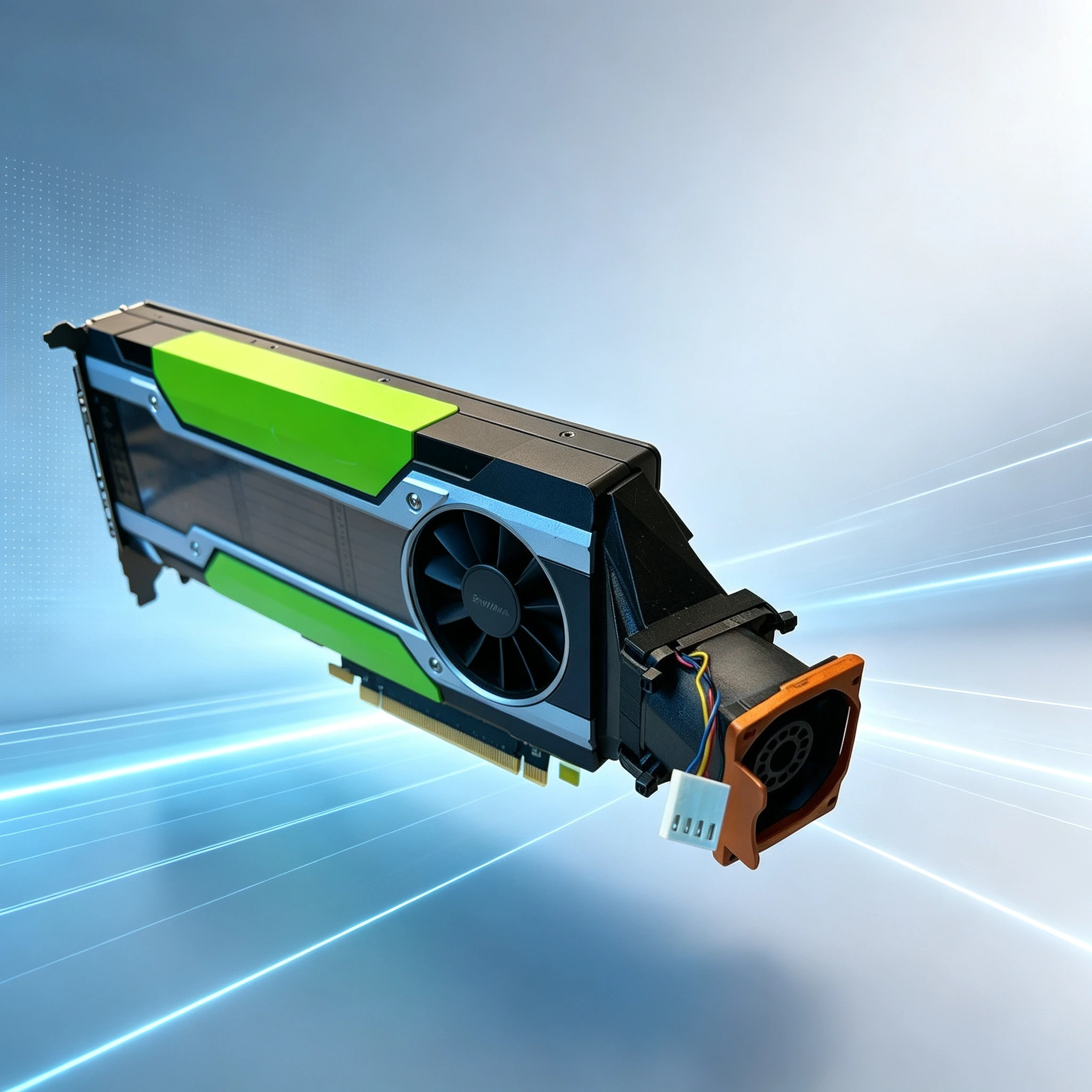 Genuine Original For NVIDIA Tesla V100 P40 M40 K80 Graphics Card Short 4CM Add‑on Cooling Fan