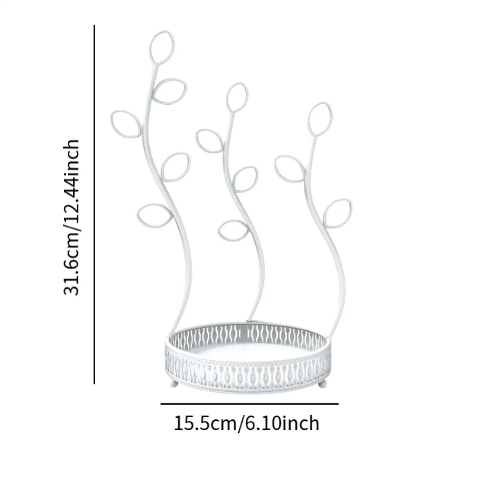 حامل عرض المجوهرات، منظم شماعات القرط، رف تخزين المجوهرات لإكسسوارات الشعر