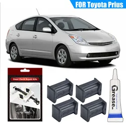 4Pcs Car Door Check Strap Check Assy Limiter Repair Kit Stopper Damping For Toyota Prius 10 20 30 1997-2017 Sagging Door