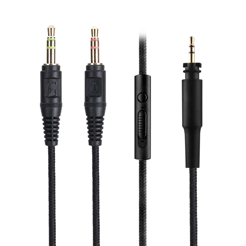 สำหรับ Shure SRH840A SRH440หูฟังชุดหูฟังสำหรับโน๊ตบุ๊คโทรศัพท์มือถือ840A คอมพิวเตอร์สายไมโครโฟน