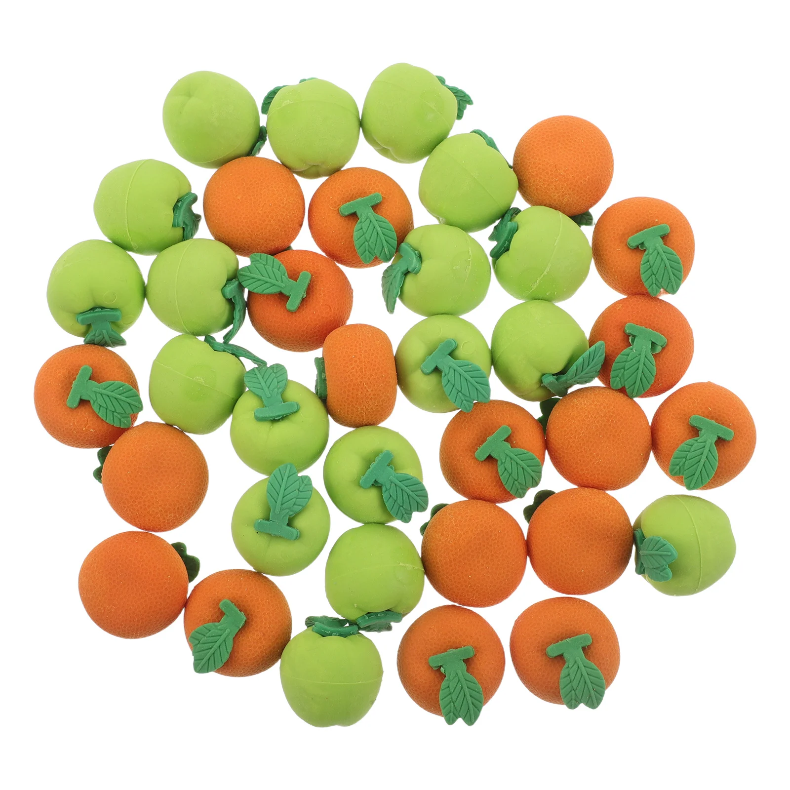 

100Pcs Mini Fruit Erasers for Apple Orange Shapes Fun Classroom Rewards Novelty School Stationery Pencil Erasers for