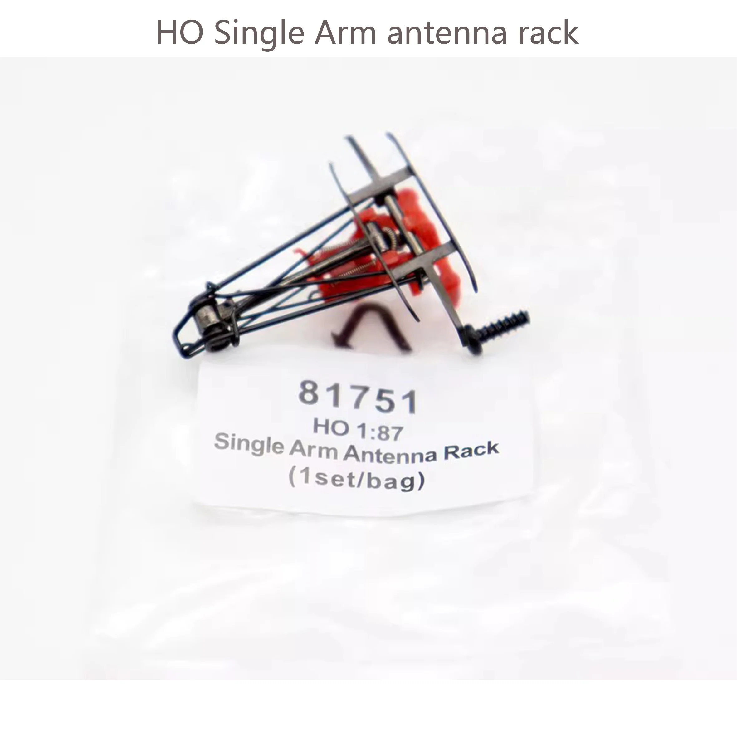 

1:87 HO proportional train model pantograph traction antenna Single Arm antenna rack accessory 81751