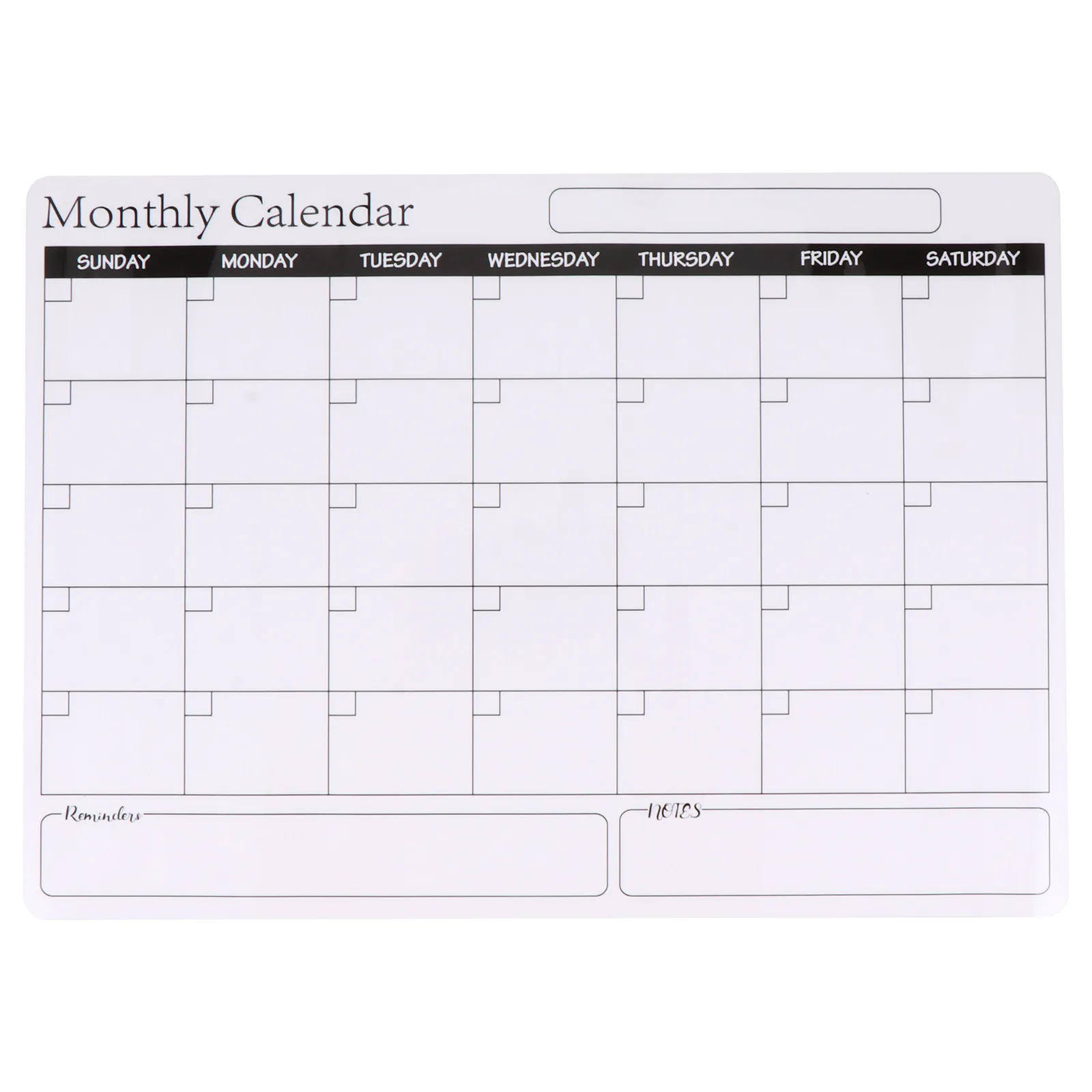 1Pcs Magnetic Plan Board Erasable Monthly Schedule Board High Grade Wipe Clean Surface Fits Any Refrigerator Instant Overview