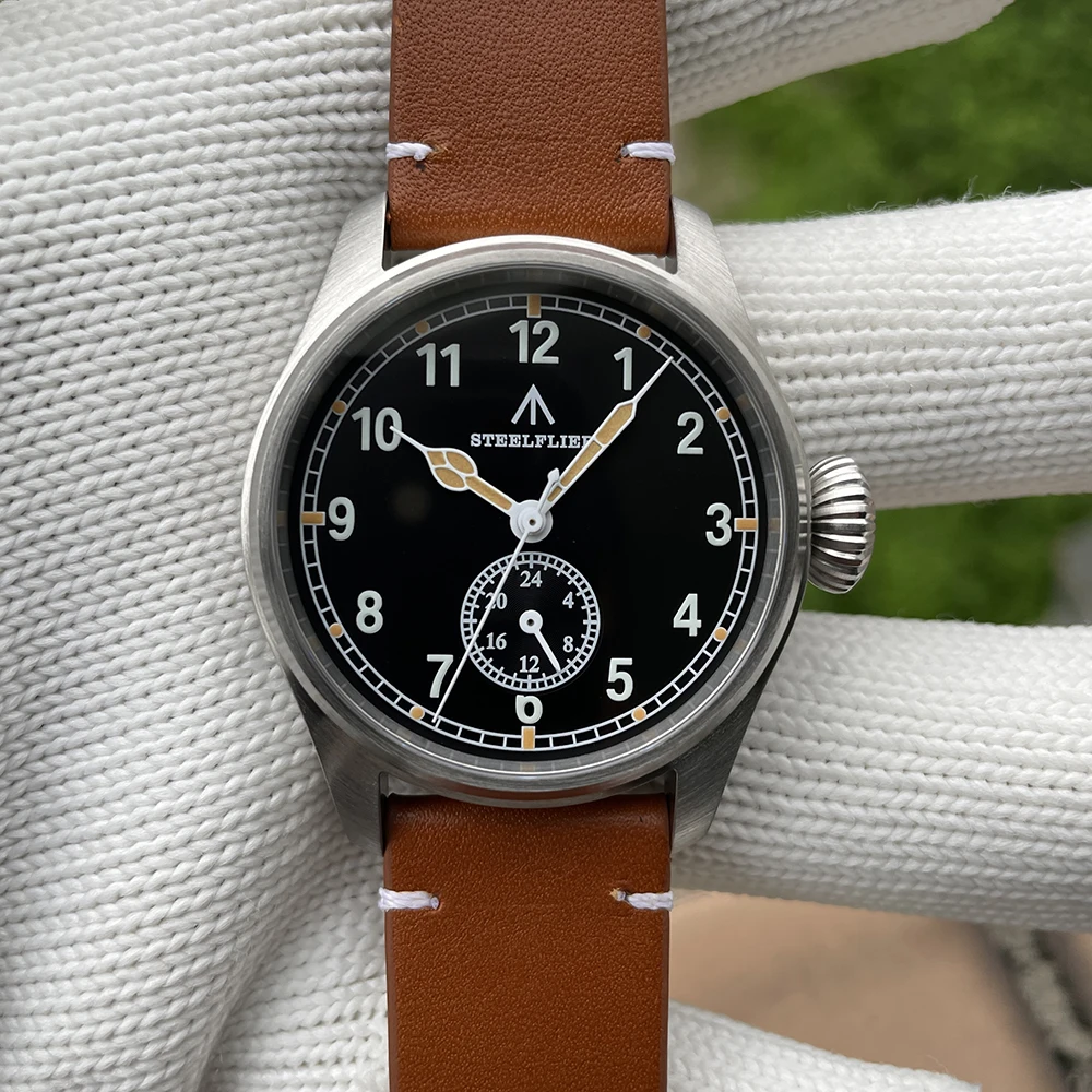 STEELFLIER Offizielle SF746 Luxus-Quarz-Armbanduhr Swiss Luminous VH60 Mute-Uhrwerk 20Bar wasserdichte Multi-Zeitzonen-Uhren – Detail 28