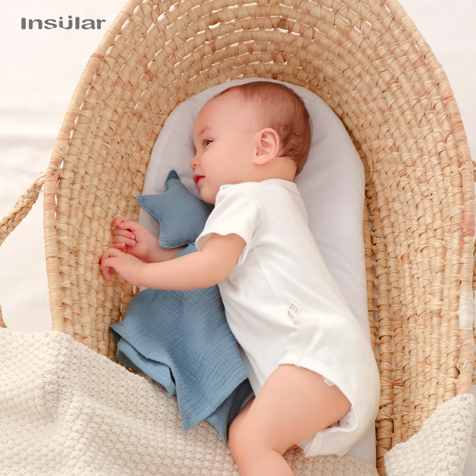 Insular Baby Soother Appease Towel Bib Soft Doll Teether Infants Comfort Sleeping Nursing Cuddling Blanket Toys