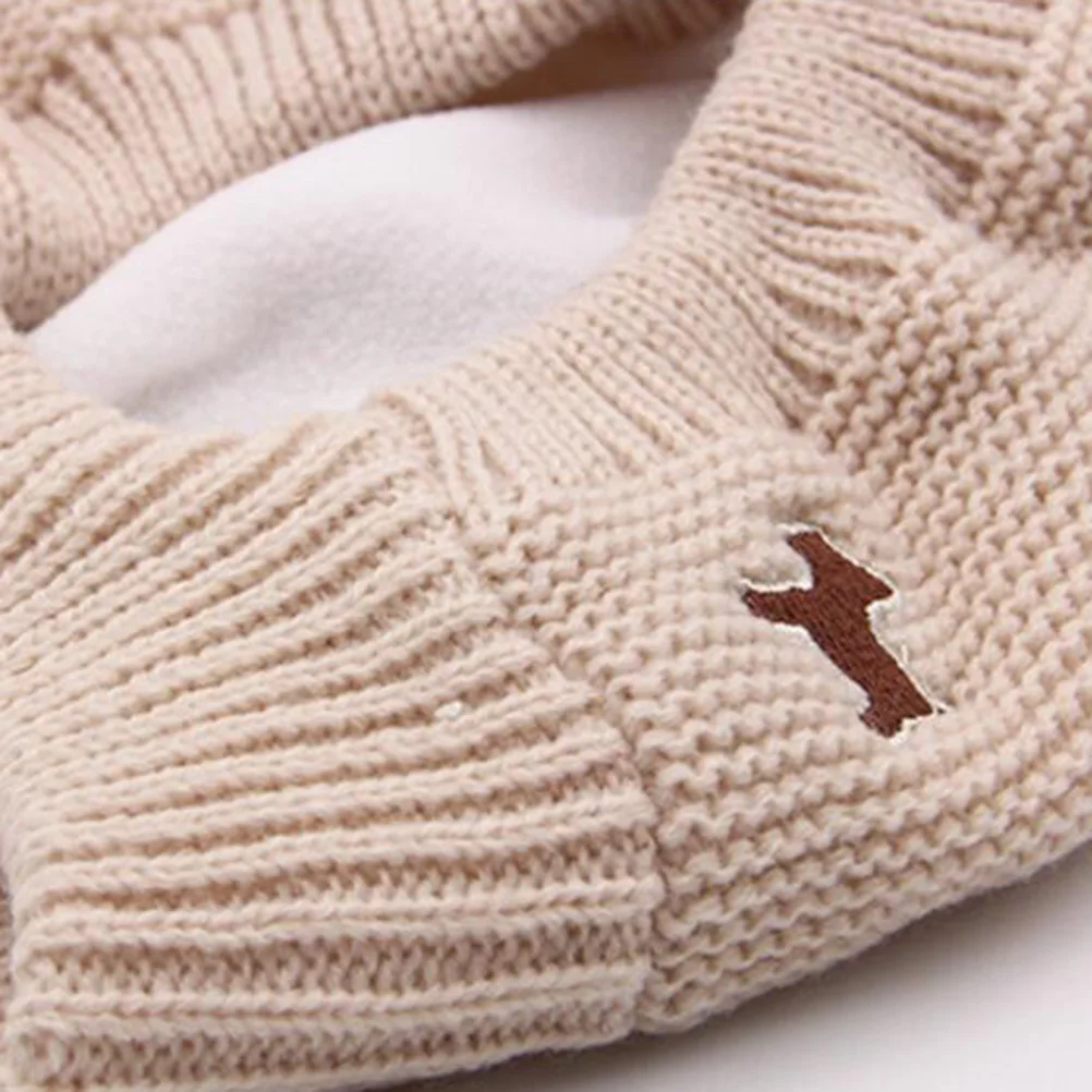 

Rabbit Ear Hat Pet Knitted Dog Winter Warm Snoods Hats for Christmas Birthday Photo Props Soft Comfortable Premium Material