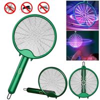 New ABS Electric Mosquito Racket Electronic Components 3000V Mosquito Killer Lamp Foldable USB Rechargeable Mosquito Swatter