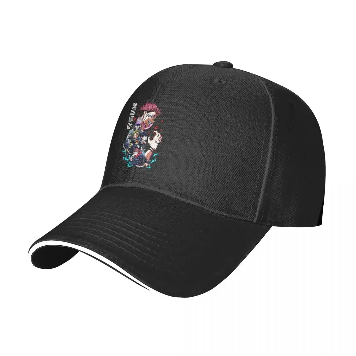 Jujutsu Anime Kaisen Baseball Caps Vintage Comic Sandwich Cap Unisex Adjustable Dad Hat Outdoor