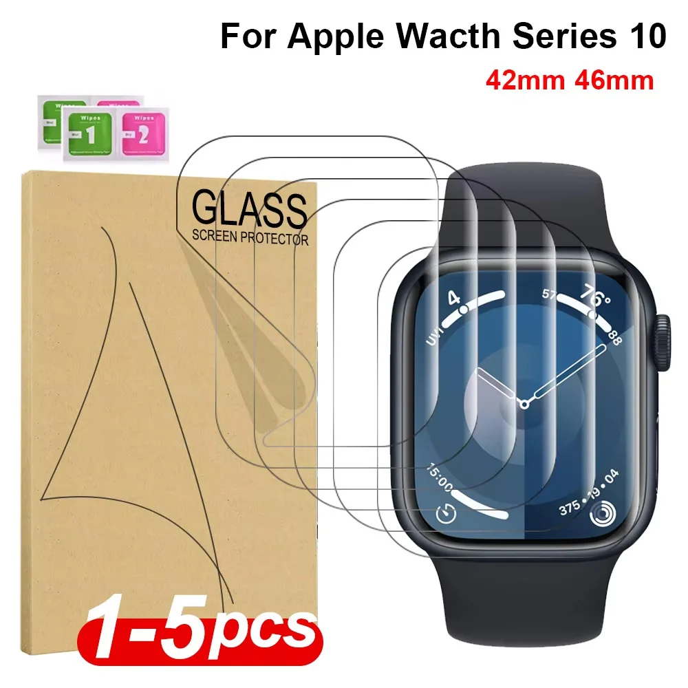 

Film protecteur d'ecran pour Apple Watch Series10, 46mm 42mm, TPU souple, hydrogel HD,film transparent pour iWatch10,42mm,46mm