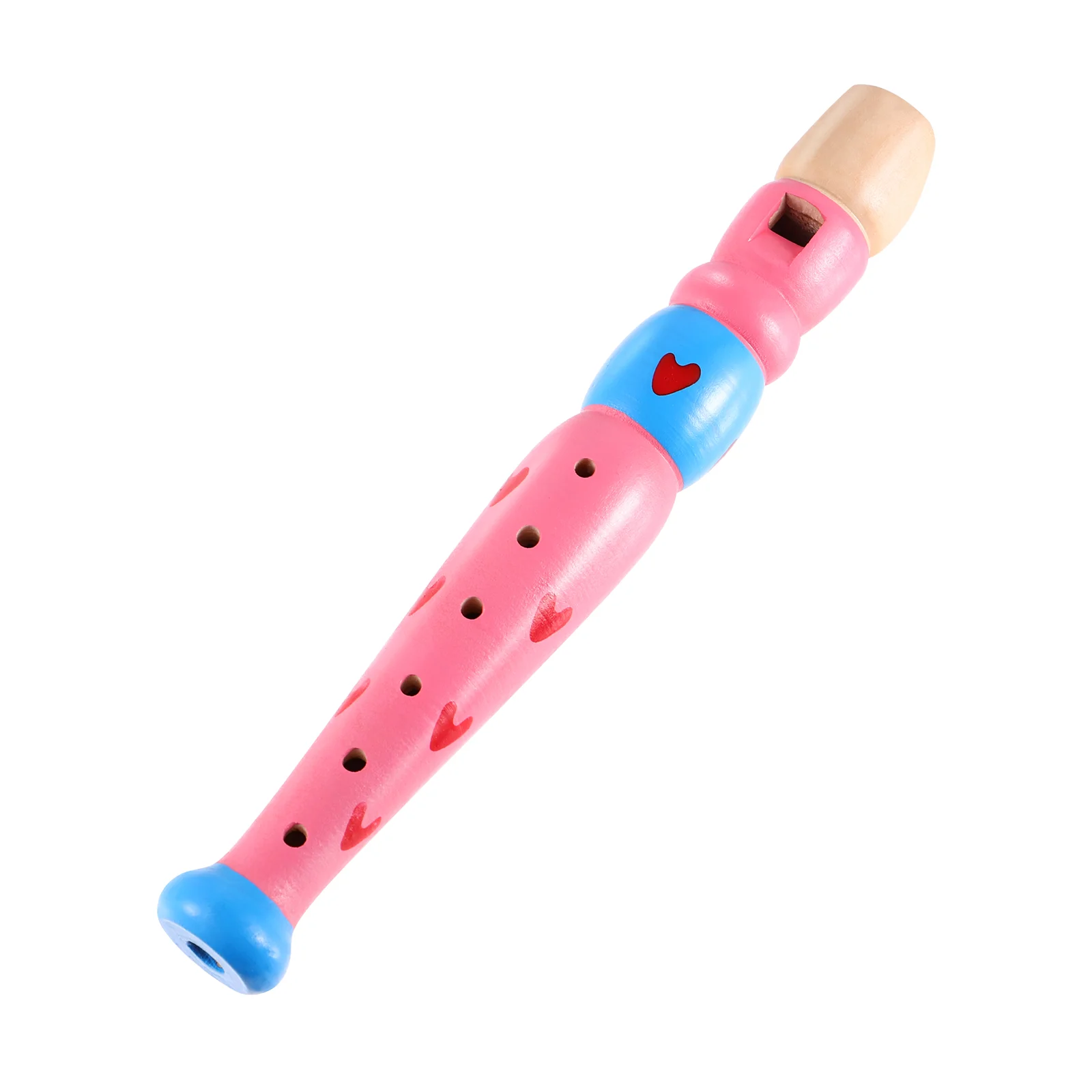 Children Musical Instruments Piccolo Flute Kids Infant Toys Wooden Recorder Audio 6 Hole Small