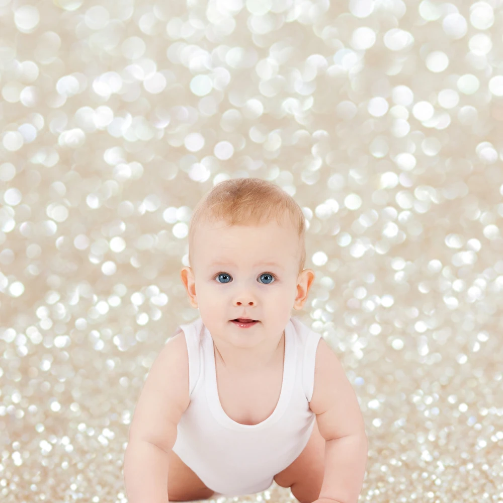 Ivory Gold Bokeh Photography Backdrop Golden Spots Shinning Sparkle (Not Glitter)Pink silver Golden Background Photobooth Props