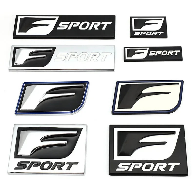 3D F Sport Logo Badge Emblem Decals Car Stickers for Lexus IS200T IS250 IS300 RX300 CT NX RX GS RX330 RX350 CT200 GX470 IX350