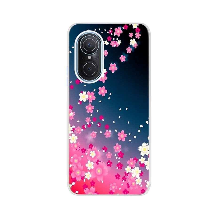 Untuk Huawei Nova 9 Casing Nova 9 SE 4G Penutup Lucu Cinta Hati Dicetak Bumper Tahan Benturan untuk Huawei Nova 9 SE Honor9 SE Nova9 Perumahan