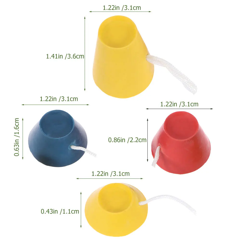 16 قطعة من ملحقات الجولف المطاطية المتينة لتقليل الاحتكاك والمسافة الدقيقة والممارسة الداخلية والخارجية #5