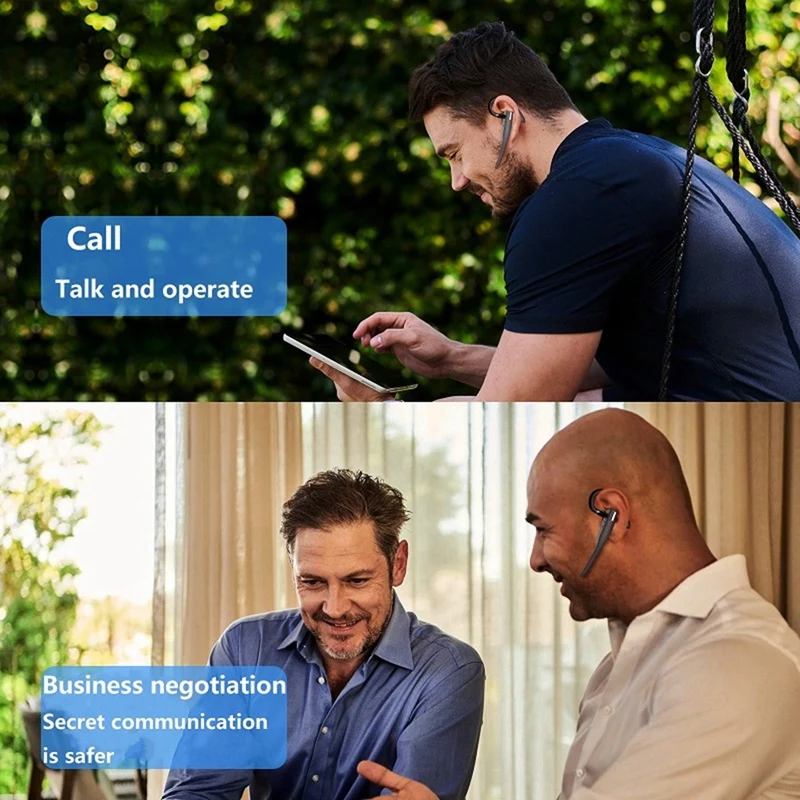Bluetooth бизнес-наушники, беспроводные наушники, одна громкая связь для вождения, HD-наушники для звонков, микрофон, бизнес-гарнитура