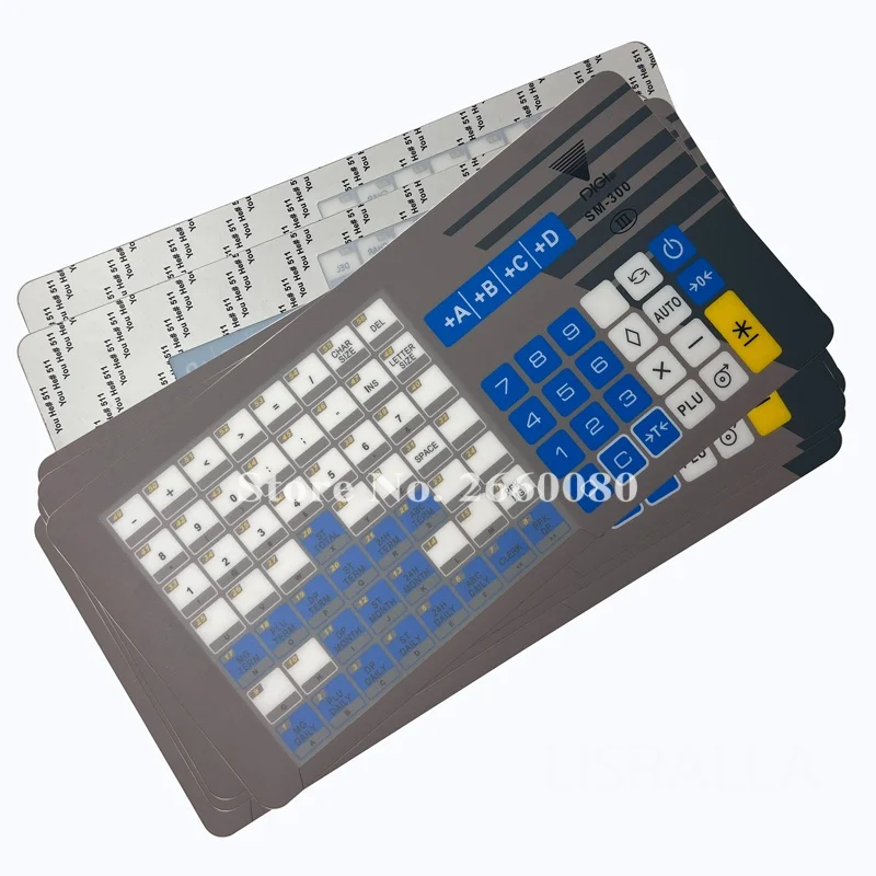 Brand New Original SM300 Keyboard Film English Version for DIGI SM300P Balance Scale SM-300P Panel 56 Keys Key Sheet