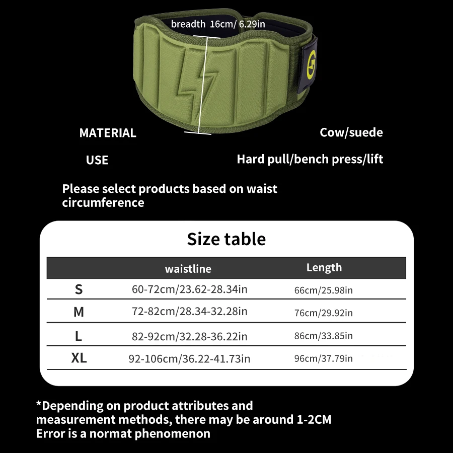 High Quality Sports Weight Lifting Belts for Men Women - Weight Lifting Core & Lower Back Support Workout Waist Belt for Fitness