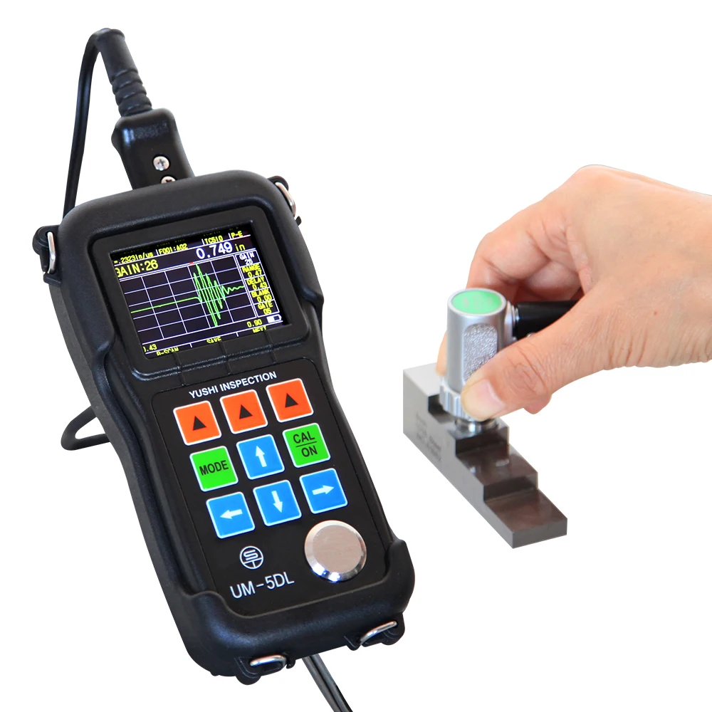 

YUSHI Digital CE Ultrasonic Thickness Gage Through Coat Thickness Gauge Thin Film Thickness Measurement Live A/B Scan