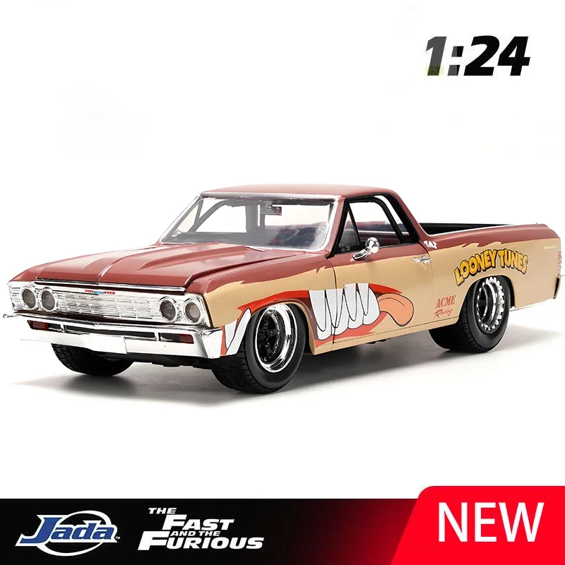 

JADA 1:24 El Camino 1967 Alloy Car Diecasts & Toy Vehicles Car Model Miniature Scale Model Car For Children