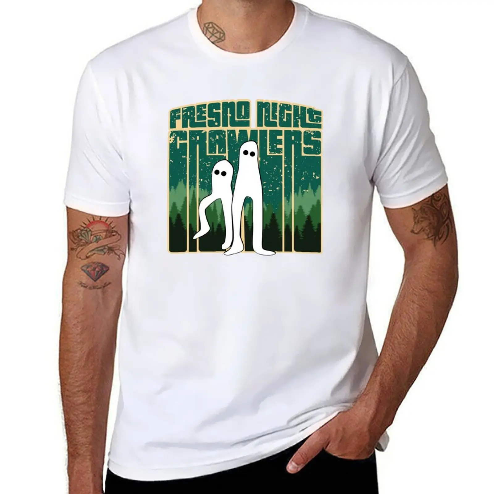 

Fresno Nightcrawlers - Retro Haunted Pants Cryptid Gift T-Shirt t shirts for man graphic vintage man t shirt designer T-Shirt