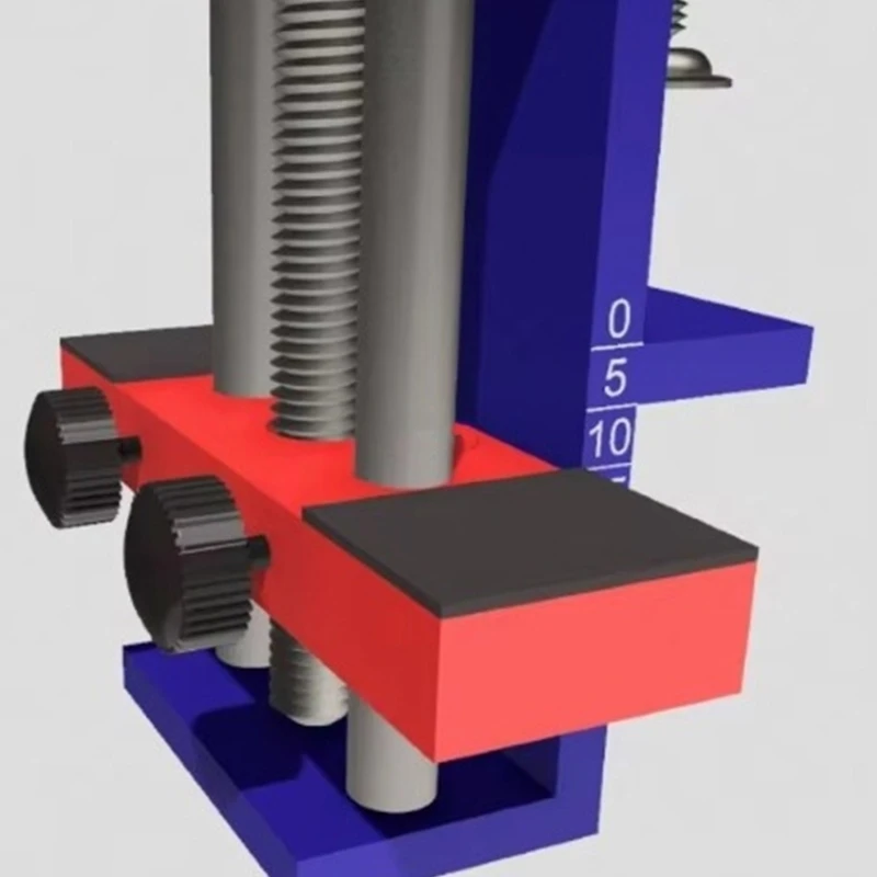 Cabinet Door Setting Jig with Adjustable Width, for Woodworkers & Home Improvers