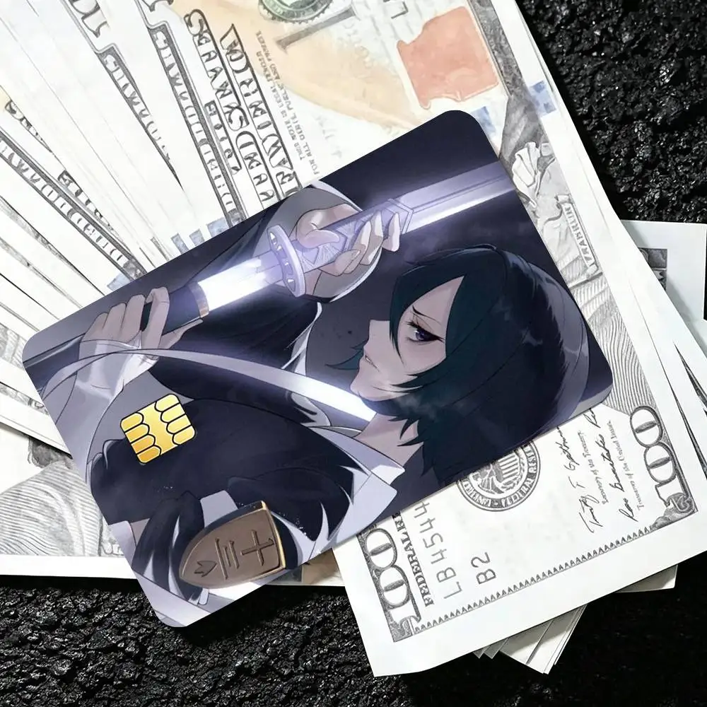 Bleach Rukia Kuchiki Credit Card HD Stickers Premium matte film effectively prevents fingerprints and daily abrasion.