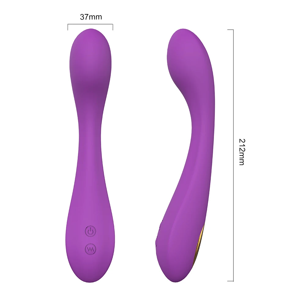 Vibrador vibrador de silicone à prova d'água recarregável USB Redshark 9 modos de estimulações naturais do ponto G para mulheres