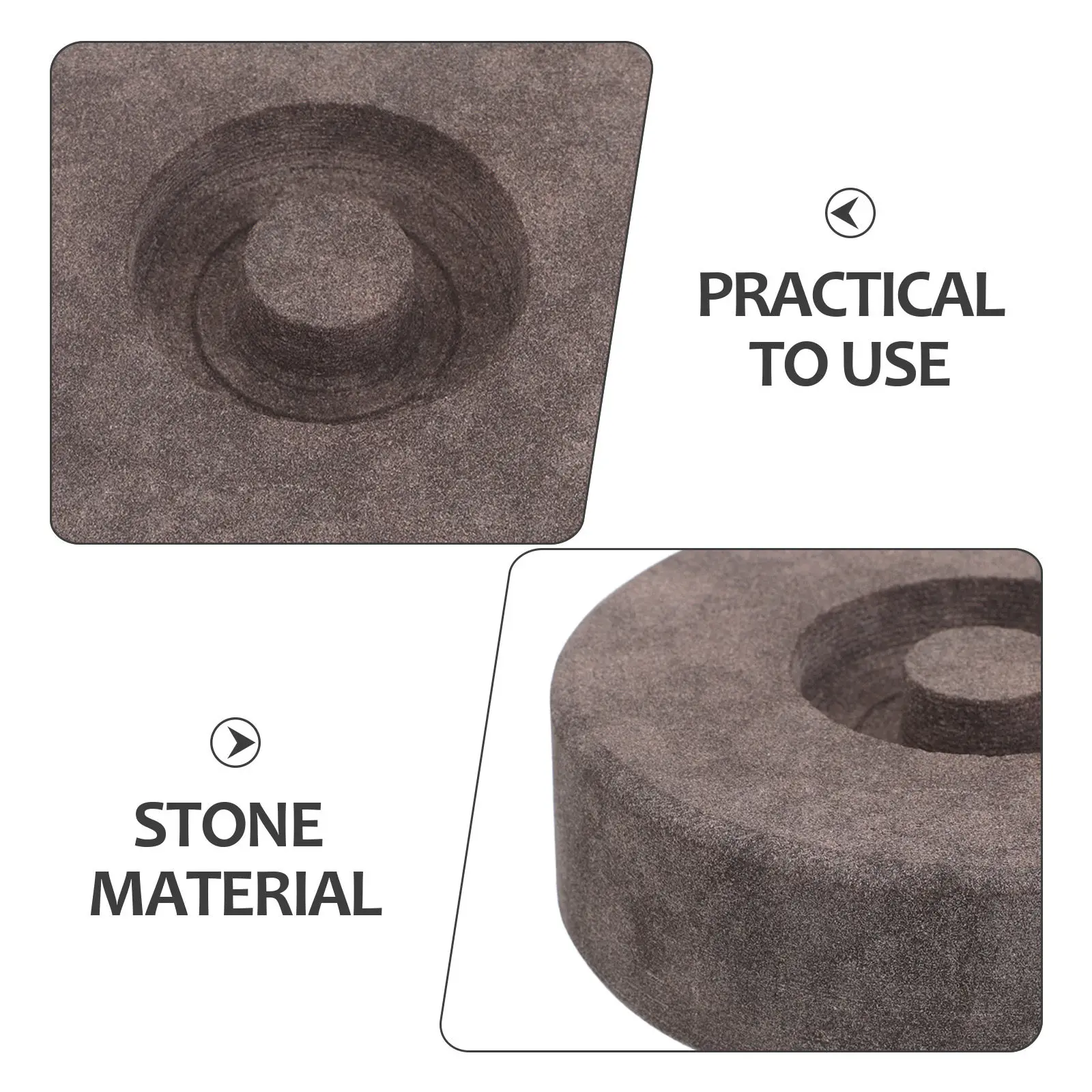 Natural Stone Fermentation Weights for Wide Mouth Jars Heavy Duty Canning Jar Accessories Pickling Sauerkraut Kimchi