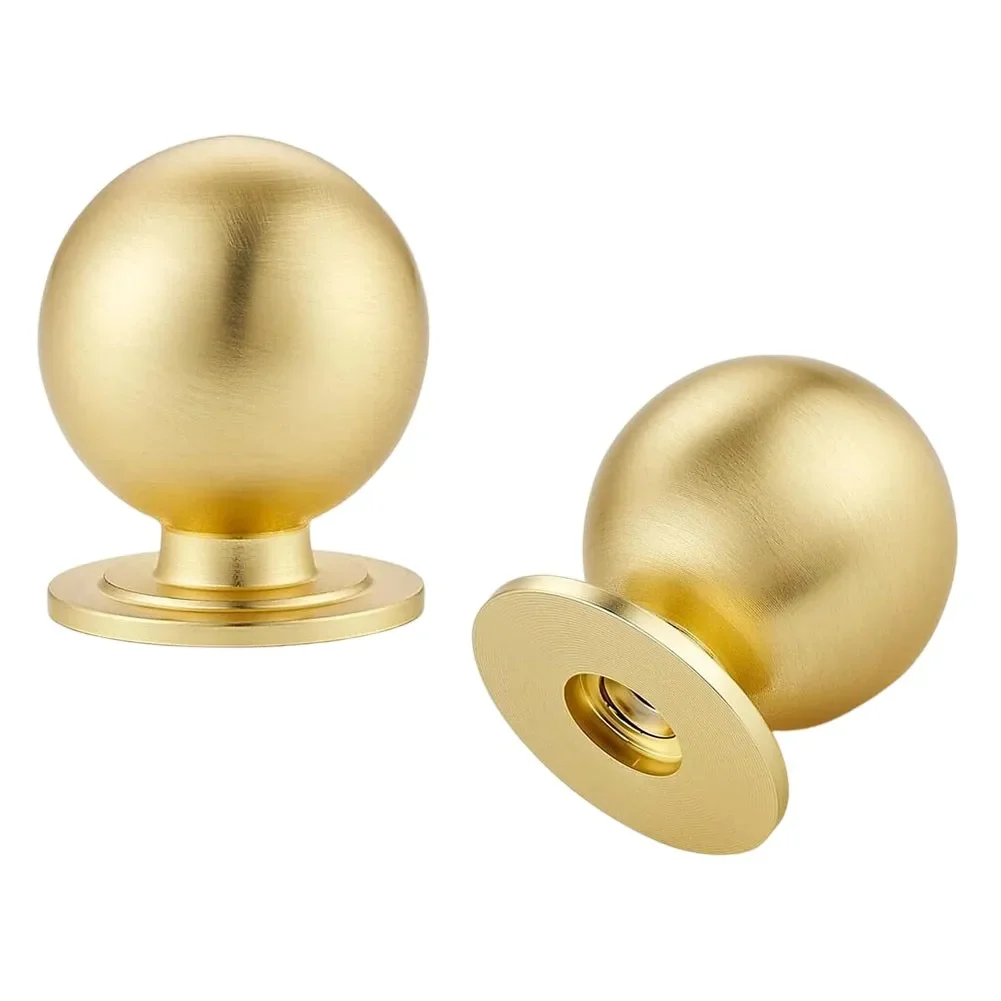 

Rust Resistant Zinc Alloy For Champagne Bronze Cabinet Knobs with 095 Inch Diameter for Home Furniture Upgrade Applications