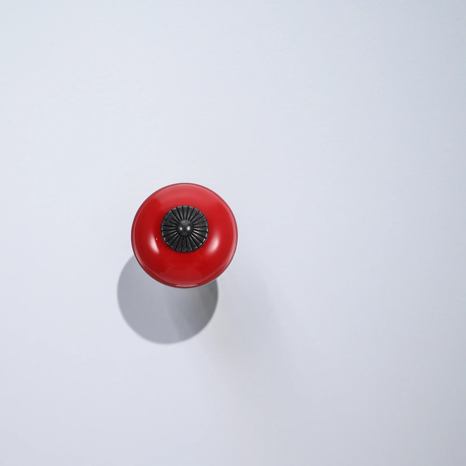 

5Pcs Durable Red Round Ceramic Door Drawer Knobs Pull Handles 38mm for Furniture Easy Install Round Door Knob Ceramic Pull Knob