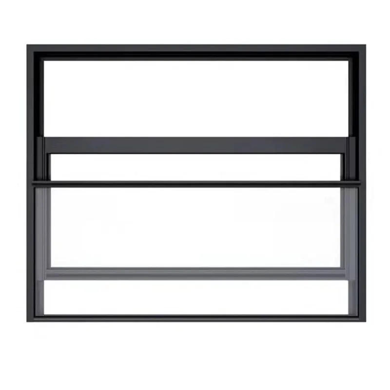 Modern intelligent horizontal swing electric lift window remote control aluminum alloy frame tempered glass stainless steel