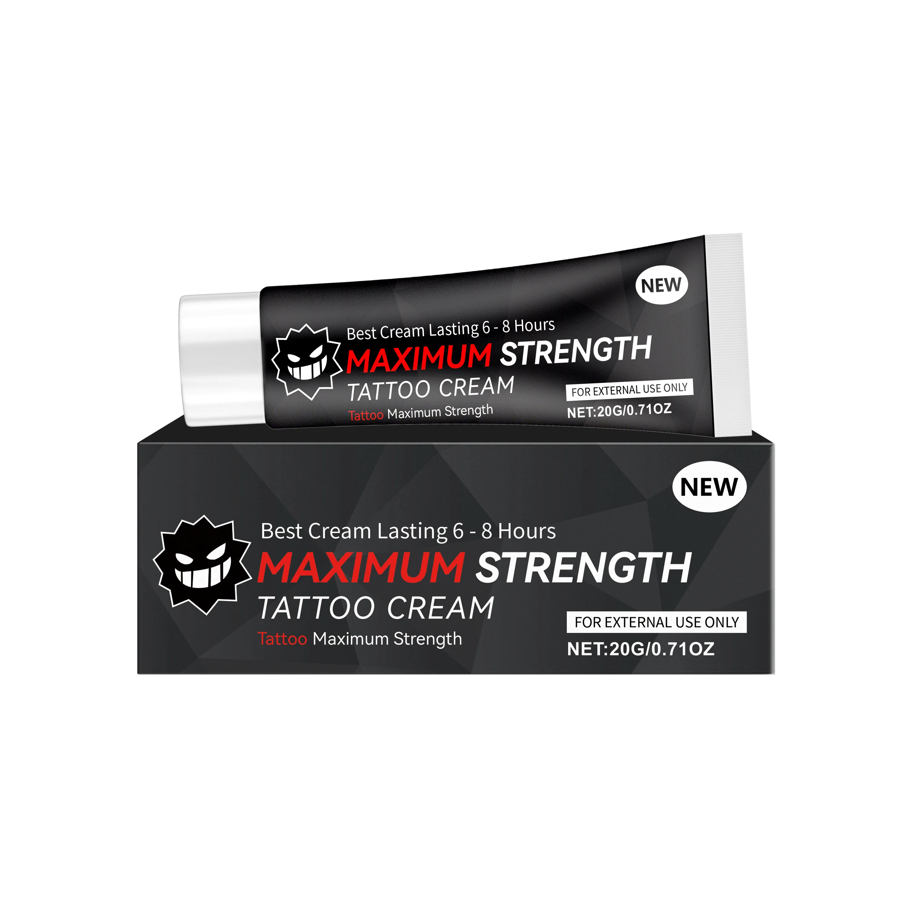 Tattoo Aftercare Cream 20g with Aloe Vera & Vitamin E, Moisturizing Soothing Anti-Redness for Color Preservation