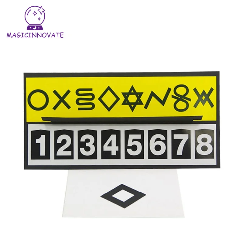Graphic Digital Prediction Magic Trick Magician Prop Telepathy Symbol Annual Meeting Children\'s Day Performance Stage Toy