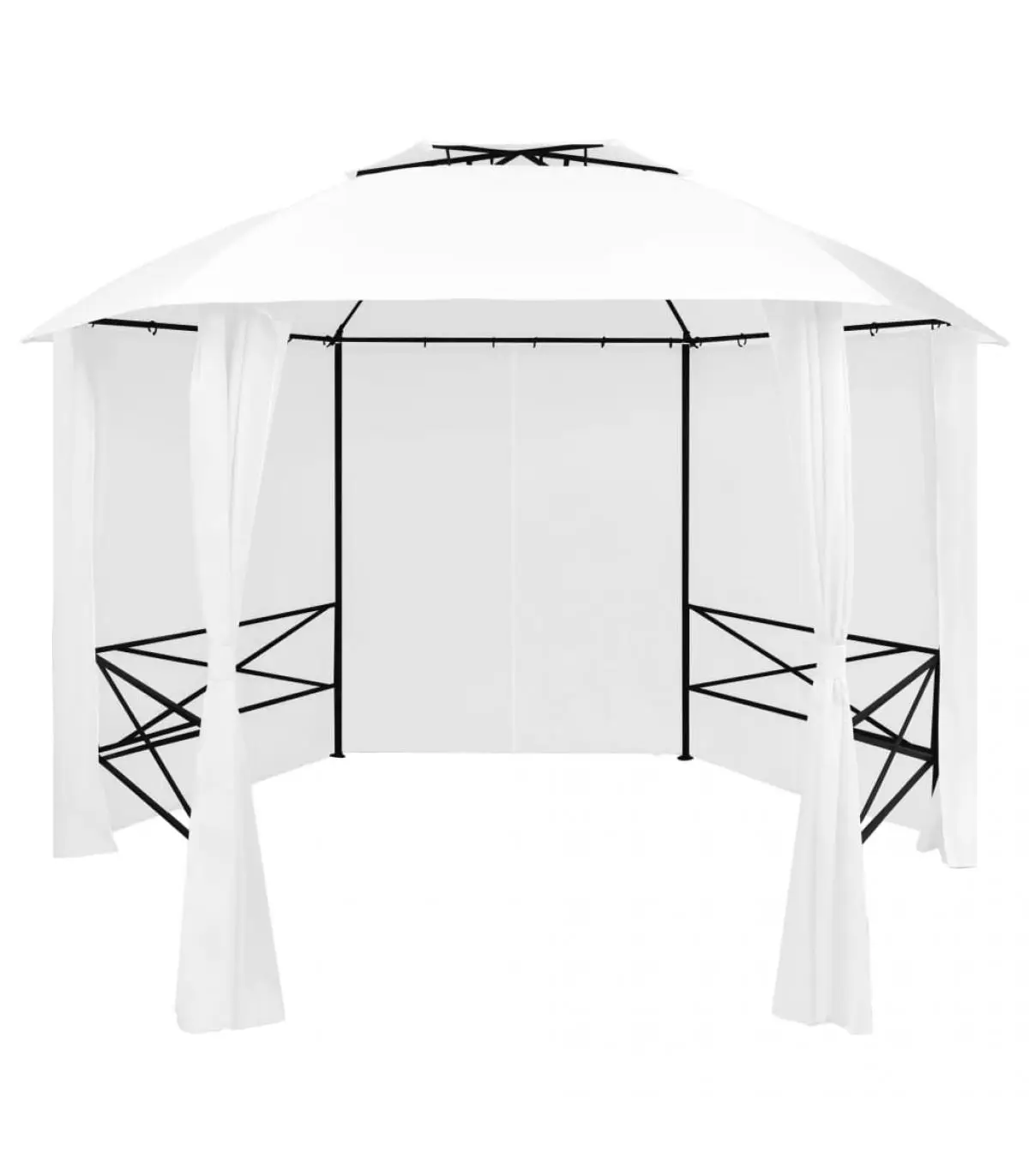 White curtains garden marquee tents and gazebos 360x312x265cm 180g/m²