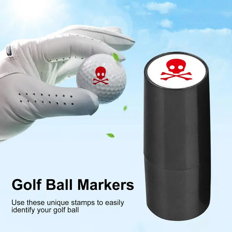 Sports Golf Ball Markers Portable Golf Ball Seal Marking Stamps Reusable Multifunctional Golf Ball Marker Stencil Assorted Seal