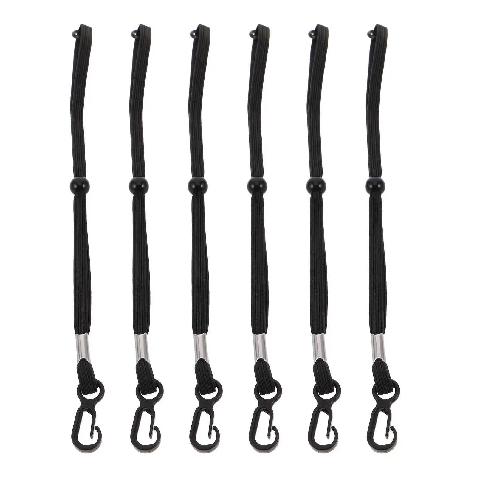 

6Pcs Ski Gloves Leash Adjustable Anti-Lost Detachable Elastic Wrist Straps Snowboard Mitten Leash Winter Outdoor Sports