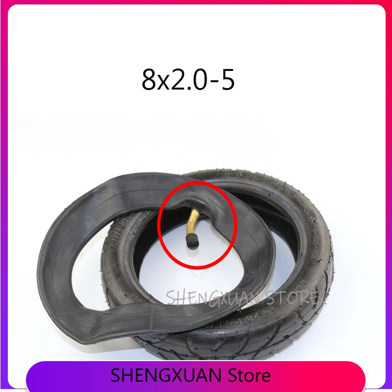 

HOT SALE GOOD QUALITY 8X2.0-5 inner tube and tyre for Electric scooter baby trolley 8 inch pneumatic tire 8x2.00-5 tires