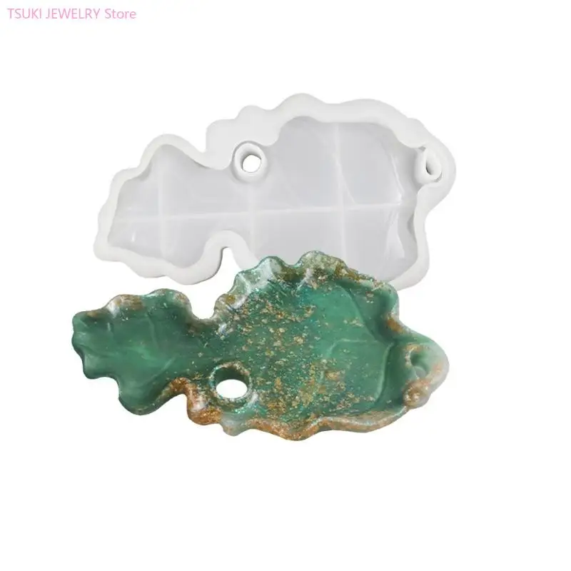 

62KE Irregular Storage Tray Molds Gypsum Plsater Silicone Mould Jewelry Display Organizers Epoxy Resin Mold Geometric