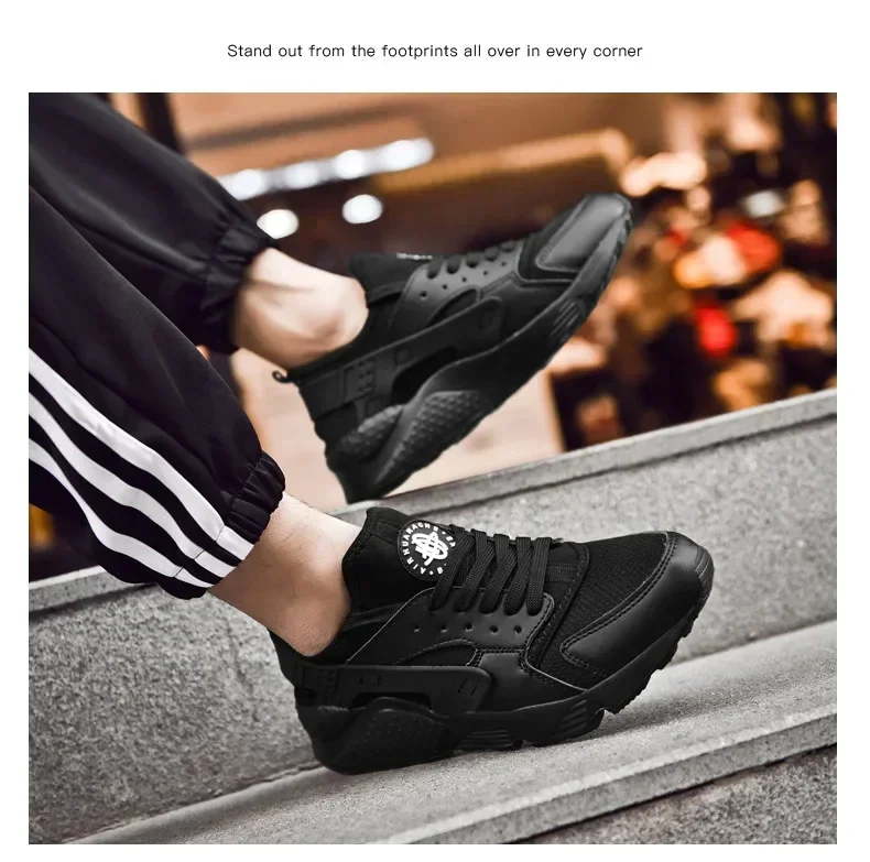 Sommerliche Herrenschuhe mit atmungsaktiver Mesh-Oberfläche, leichtem, weichem Boden, lässige, trendige Laufschuhe, Sportschuhe für Herren aus China. – Detail 17