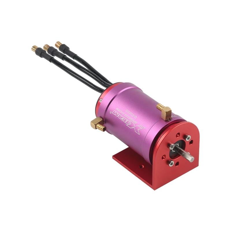 24V RC 4082-1600KV ไร้แปรงถ่านแจ็กเก็ตระบายความร้อนด้วยน้ำมอเตอร์แบบไร้แปรงถ่านที่150A ตัวควบคุมความเร็วอิเล็กทรอนิกส์สำหรับรถเรือ RC